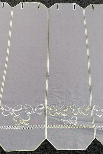 Tenda in vetro colorato ricamata 267879