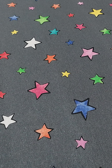 Tessuto decorativo STARS stelle colorate