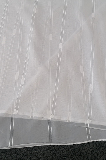 Tenda in voile bianco 109/300