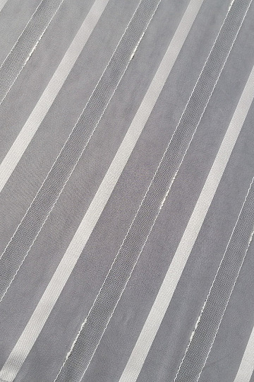 Voálová záclona striped bílá pruhy