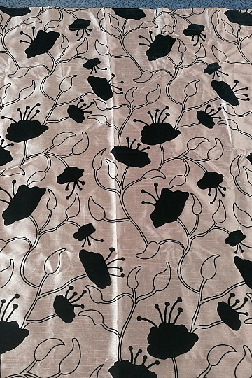 Tenda decorativa Symphonie marrone 144x245 cm