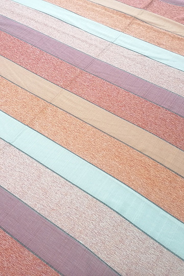 Tessuto decorativo STRIPES rosso-arancio