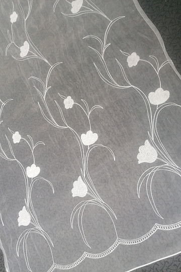 Tenda finita con fiori 100x245 cm