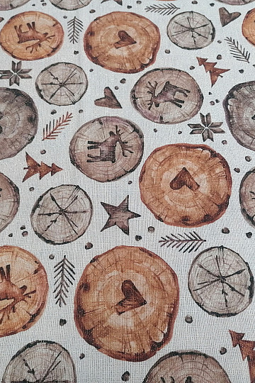Tessuto decorativo natalizio Peasant Christmas 1
