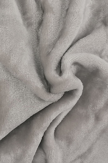 lenzuolo in microflanella DORMIRE BENE grigio chiaro