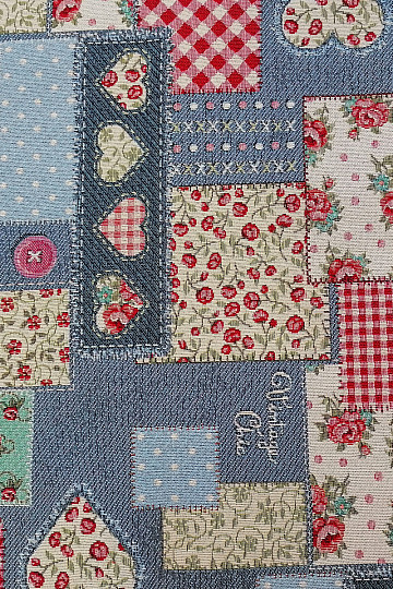 Tessuto da arazzo VINTAGE PATCHWORK