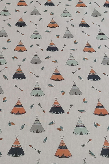 Tessuto di cotone teepee