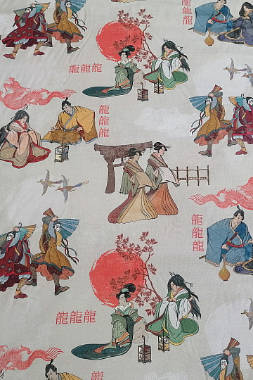 Tessuto decorativo JAPAN CREAM