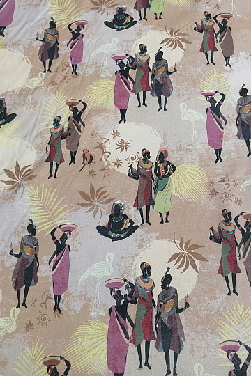 Tessuto decorativo regione africana