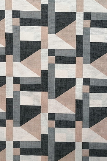 Tessuto decorativo Geo grigio