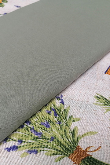 Tessuto di cotone UNI KHAKI
