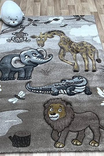 Tappeto per bambini ANIMALI africani