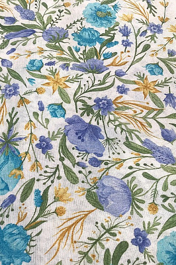 Tovaglia - CLARA fiori blu