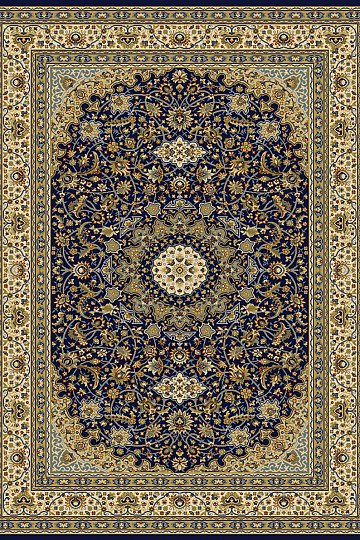 Tappeto in pezzi KENDRA 711 blu / beige