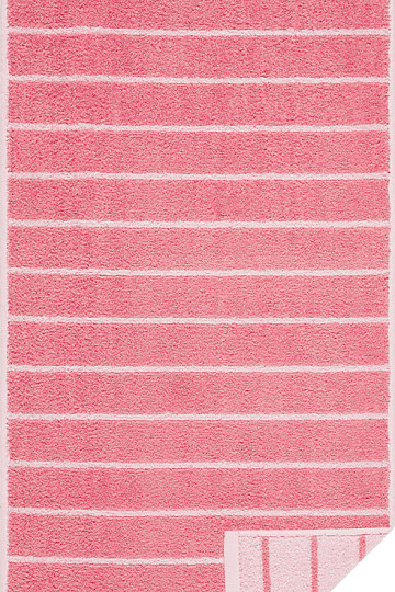 Asciugamano e telo bagno di lusso LINEA 206 rosa/bianco