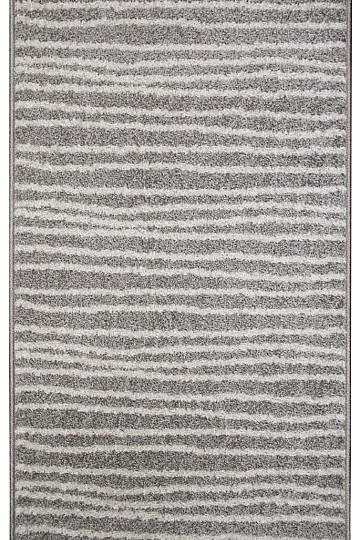 Tappeto in pezzi LOTTO a righe grigio/bianco