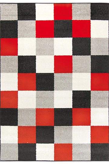 Tappeto in pezzi LOTTO cubi rossi