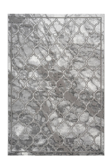 Tappeto moderno MARMARIS 401 argento