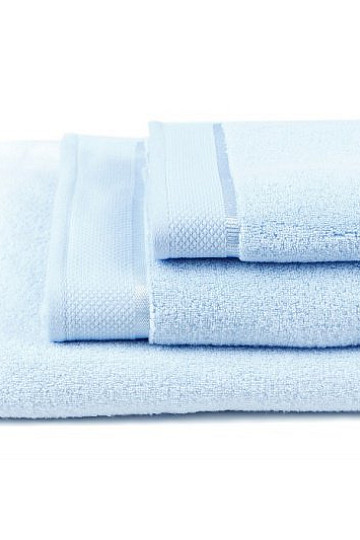 Asciugamano e telo da bagno MIKRO azzurro