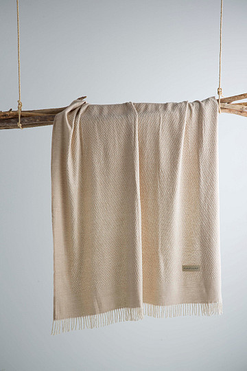 Plaid LUSSO CISSE beige