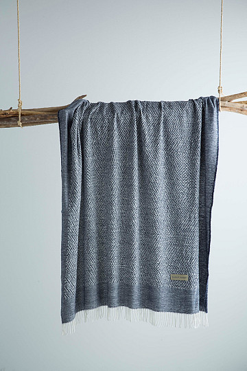 Plaid LUXURY CISSE blu navy