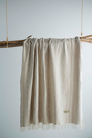 Plaid LUXURY TRECCIA beige