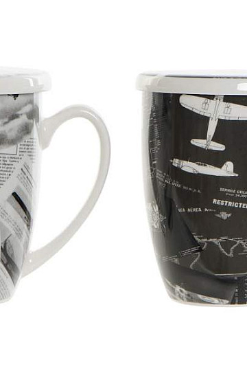 Set da tè aeronautico con filtro 300 ml