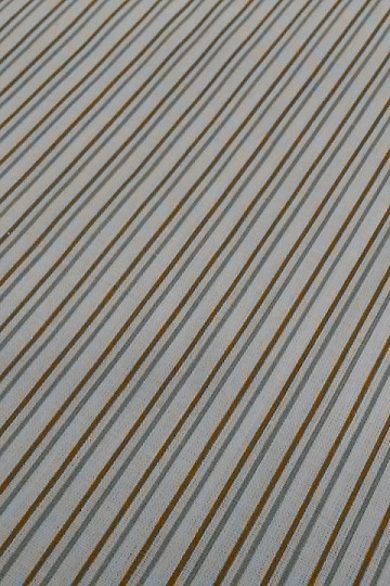 Tessuto in cotone STRIPE grigio-senape