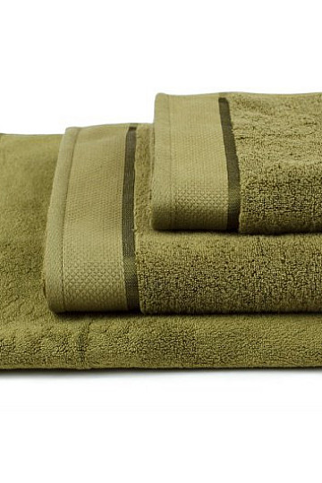Asciugamano e telo da bagno MIKRO verde scuro
