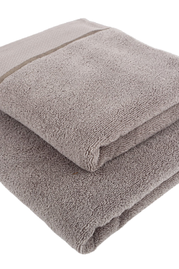 Asciugamano e telo bagno MIKRO grigio chiaro