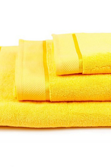 Asciugamano e telo da bagno MIKRO giallo
