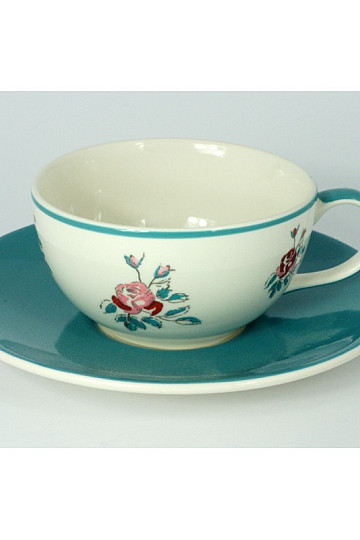 ROSES tazza con piattino 250 ml