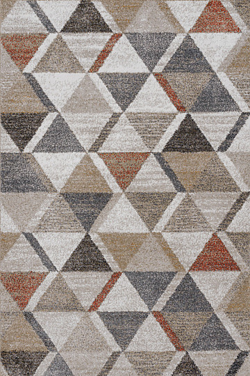 Tappeto in pezzi MONDO triangoli moderni