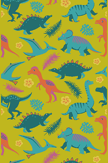 Tappeto per bambini PLAY DINOSAURS