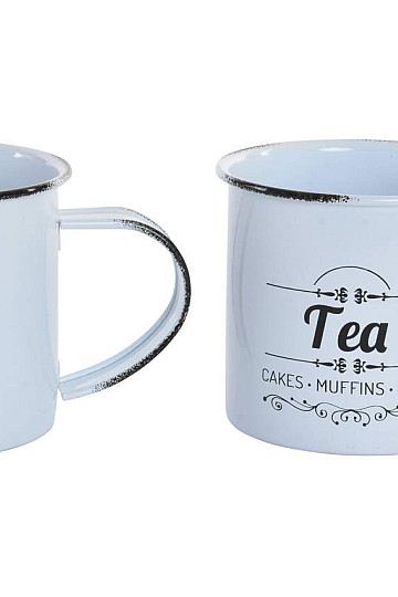 Tazza da caffè/tè in latta da 375 ml