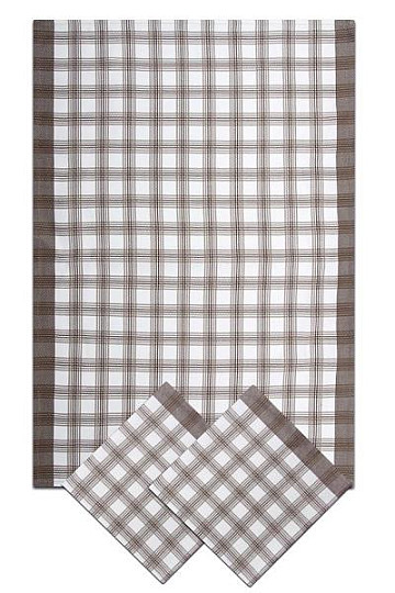 Strofinacci in bambù - Cubo grande grigio 3 pz