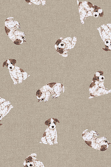 Tessuto decorativo cane TOBY stampa digitale