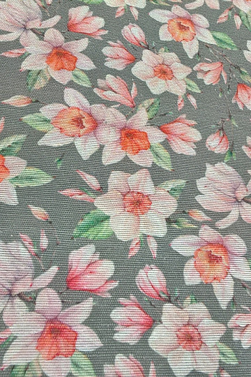 Tessuto decorativo fiori CESIRA
