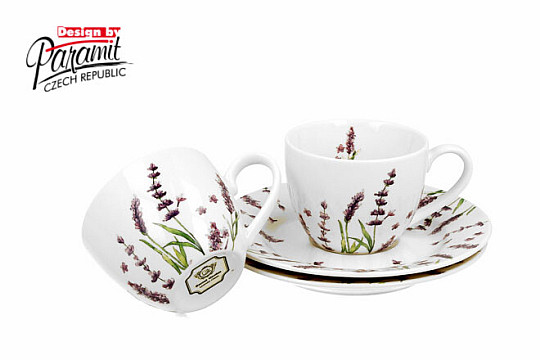 Set 2 tazze espresso in porcellana Lavender E šapo