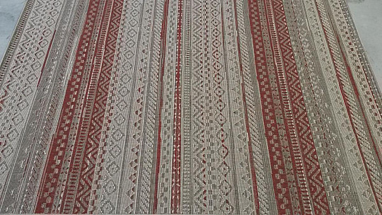 Tappeto da esterno STELLA ROSSO