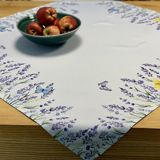 Tovaglie e sciarpe viola Lavanda con papillon