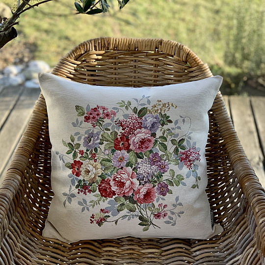 Fodera per cuscino arazzo BOUQUET DI FIORI