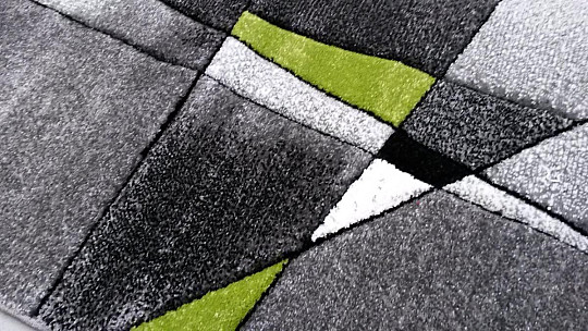 Tappeto moderno BRILLIANCE verde