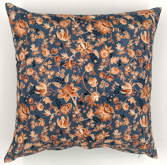 Copertura decorativa Varanasi kalamkari blu