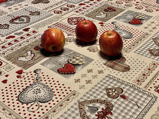 Tovaglia e sciarpa arazzo CUORE DELLA NATURA II