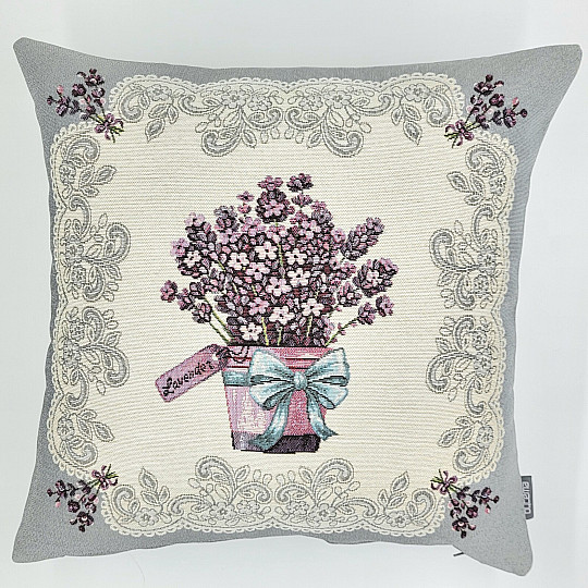 Federa arazzo PIZZO LAVANDA