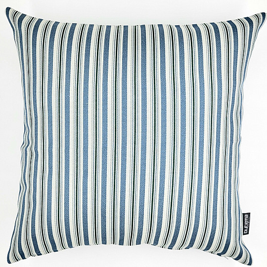 Fodera per cuscino TOSCANA MULTI STRIPE blu