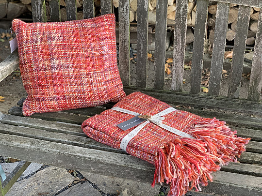 Cuscino decorativo di lusso YARA RED rosso