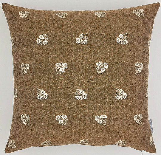 Rivestimento decorativo FIORI ALPINI jacquard MARRONE