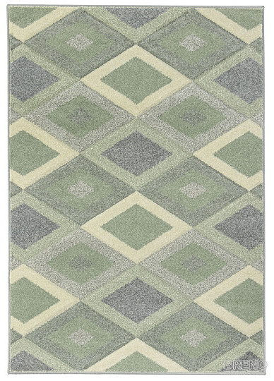 Tappeto in pezzi PORTLAND verde-grigio